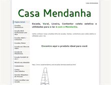 Tablet Screenshot of casamendanha.com